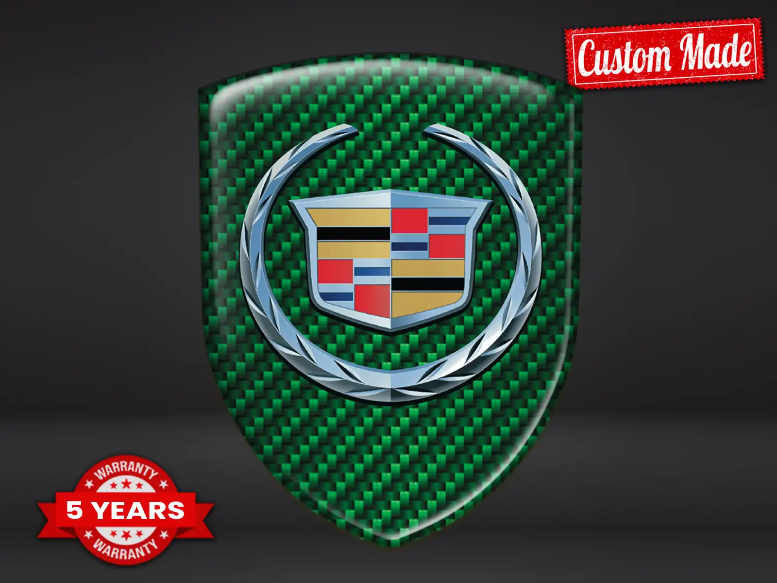 Cadillac Sticker Bombé Édition Premium Badges Auto Perso ST